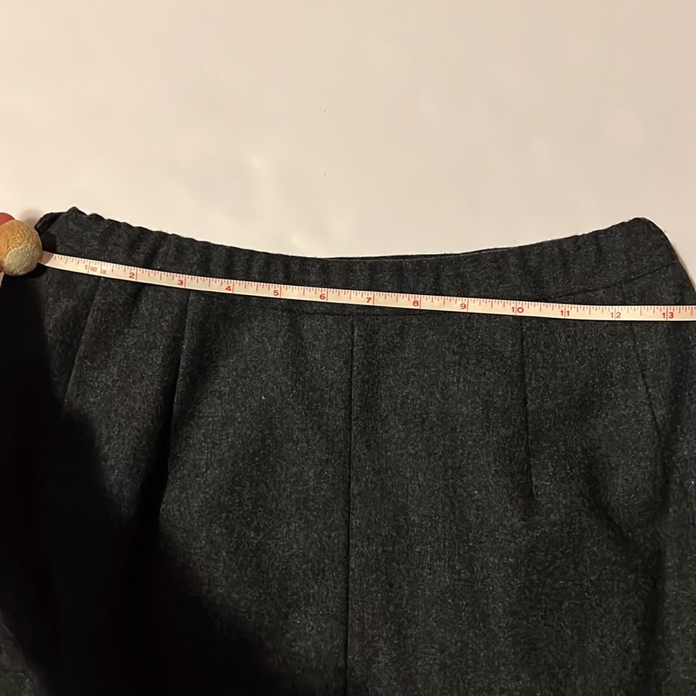 Pendleton Dark Gray 100% Virgin Wool Straight Ski… - image 8